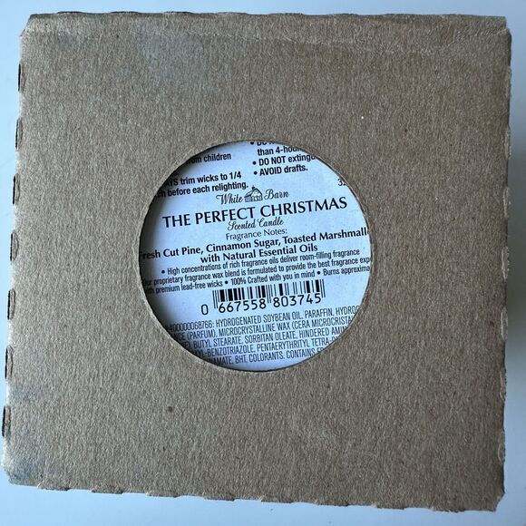 Bath & Body Works White Barn THE PERFECT CHRISTMAS Scented 3 Wick Candle IN BOX - Picture 5 of 5